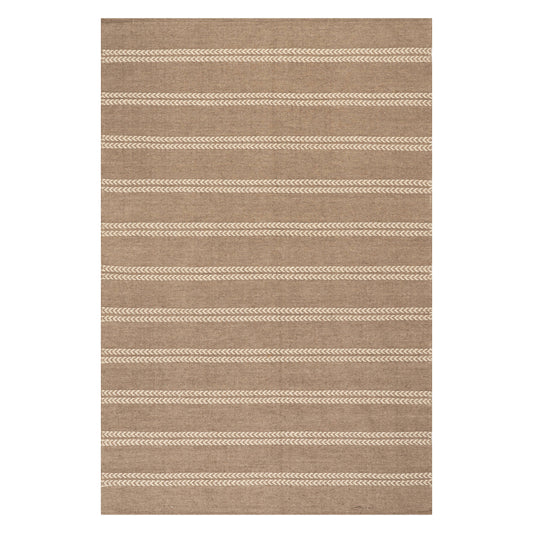 York Striped Wool Rug by Nate Berkus | Brown | Rug | Annie Selke - Light House Co.