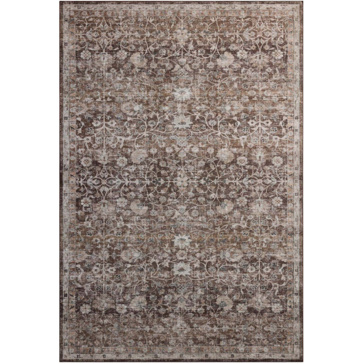 Josie Earth / Natural Machine Washable Rug | Amber Lewis x Loloi