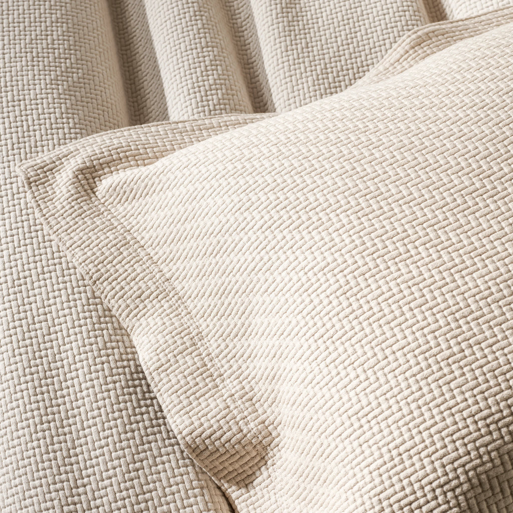 Interlaken Sand Matelasse Coverlet | Bedding | Annie Selke - Light House Co.
