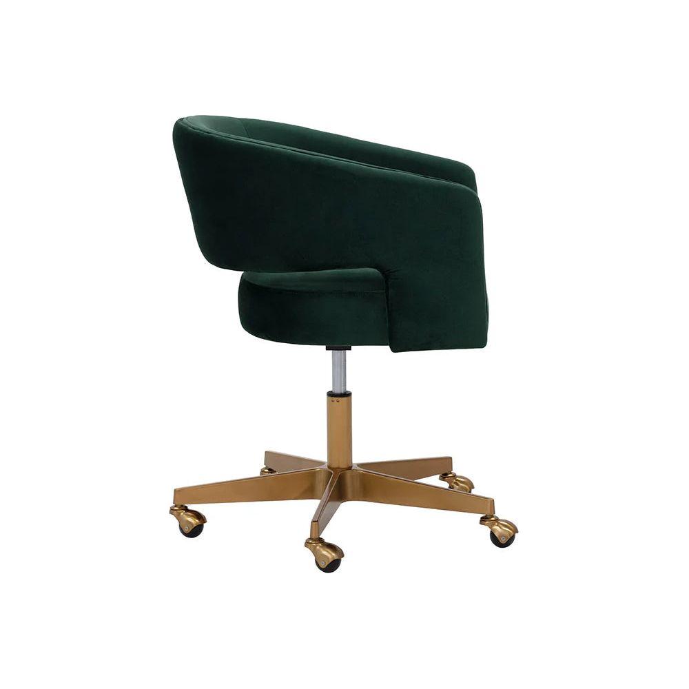 Claren Office Chair - Deep Green Sky - Light House Co.