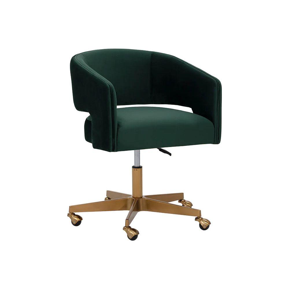 Claren Office Chair - Deep Green Sky - Light House Co.