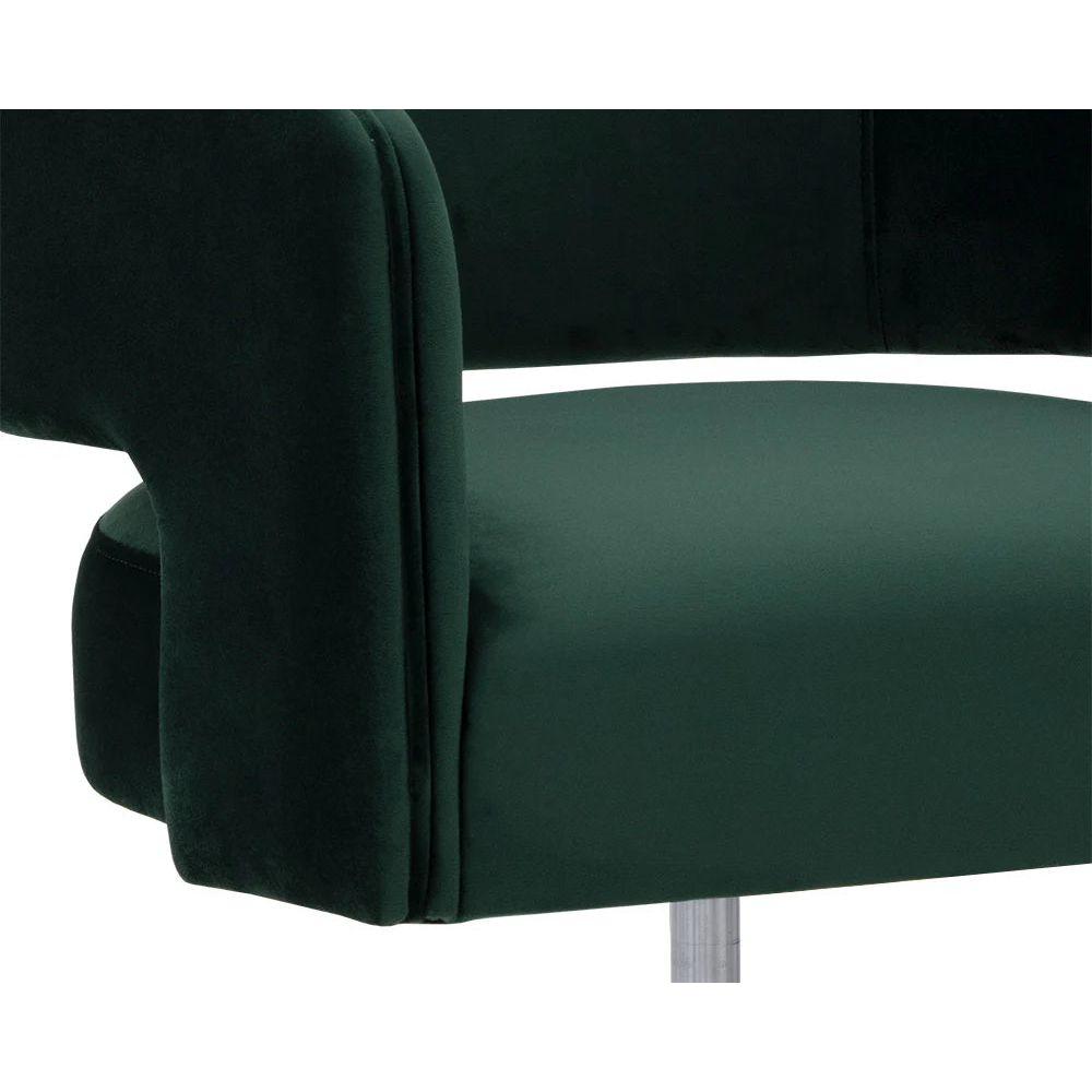 Claren Office Chair - Deep Green Sky - Light House Co.