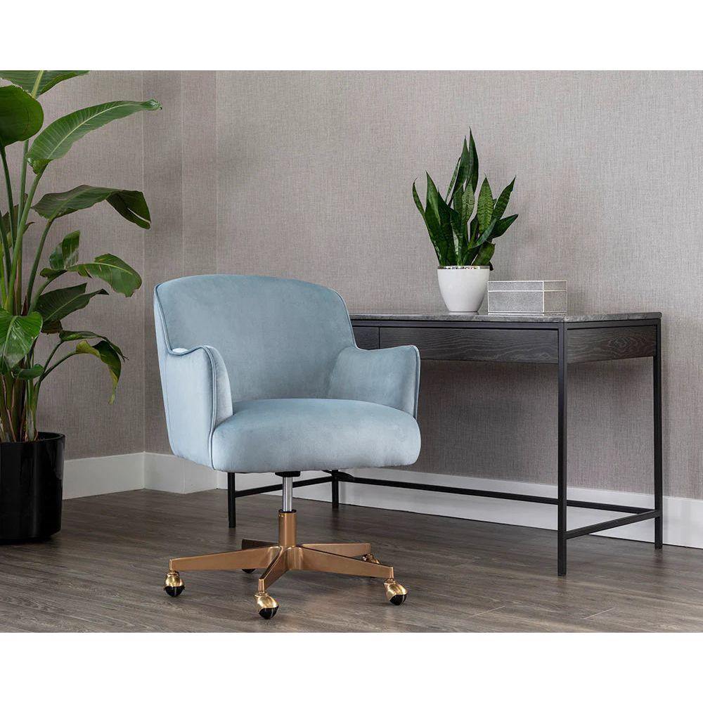 Karina Office Chair - Cornflower Blue Sky - Light House Co.