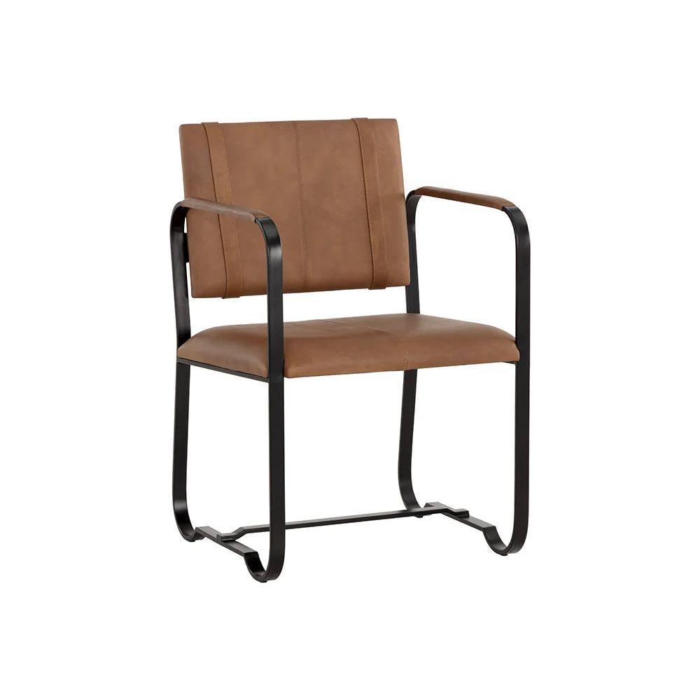 Garrett Armchair - Cognac - Light House Co.