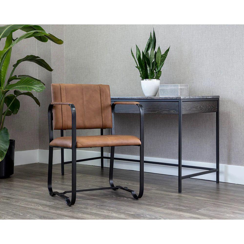 Garrett Armchair - Cognac - Light House Co.