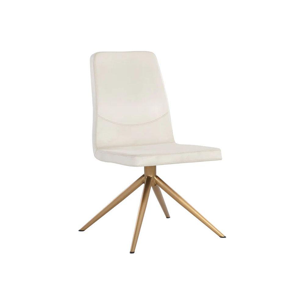 Hilda Swivel Chair - Vienna Cream - Light House Co.