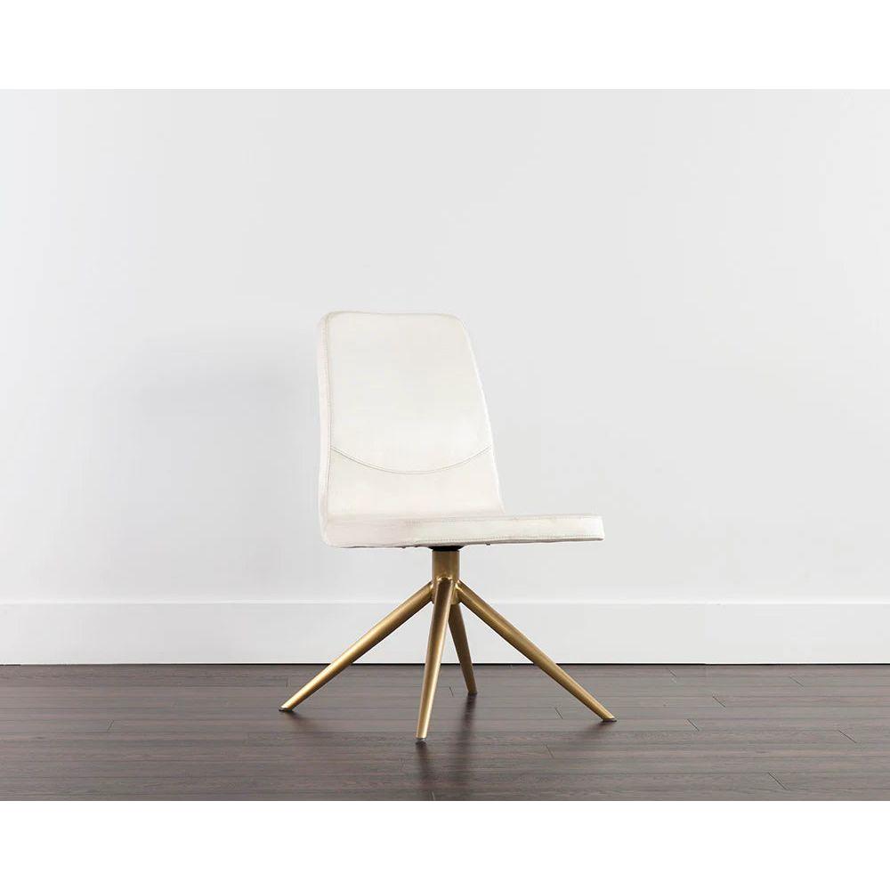 Hilda Swivel Chair - Vienna Cream - Light House Co.
