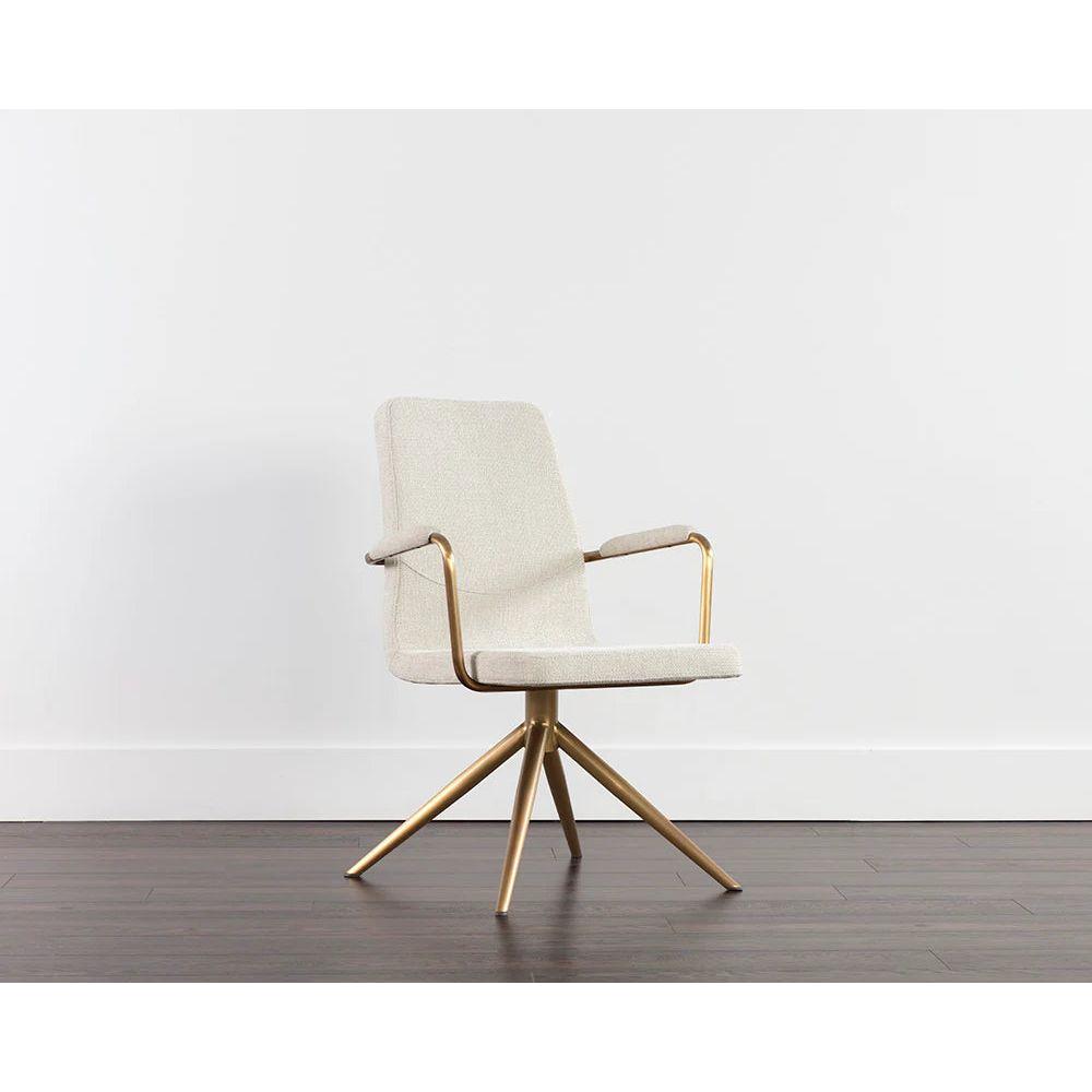 Hilda Swivel Armchair - Chacha Cream - Light House Co.