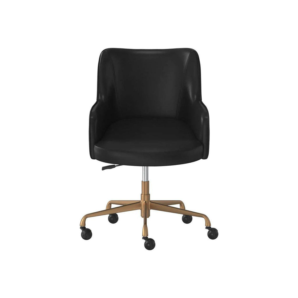 Franklin Office Chair - Vintage Black - Light House Co.