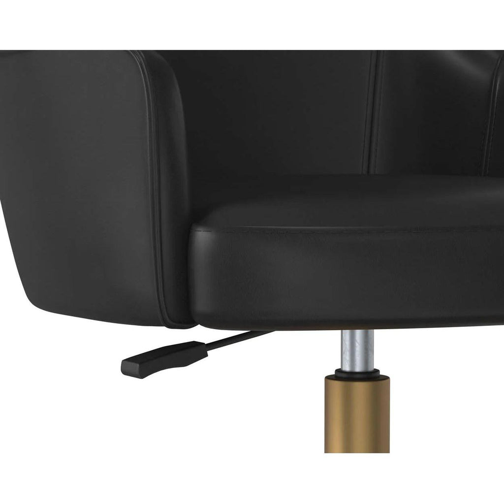 Franklin Office Chair - Vintage Black - Light House Co.