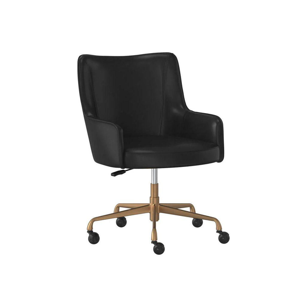Franklin Office Chair - Vintage Black - Light House Co.