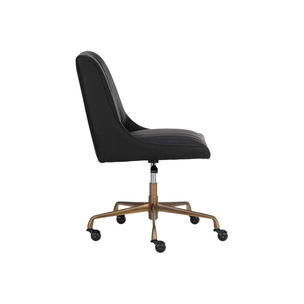 Halden Office Chair - Vintage Black - Light House Co.