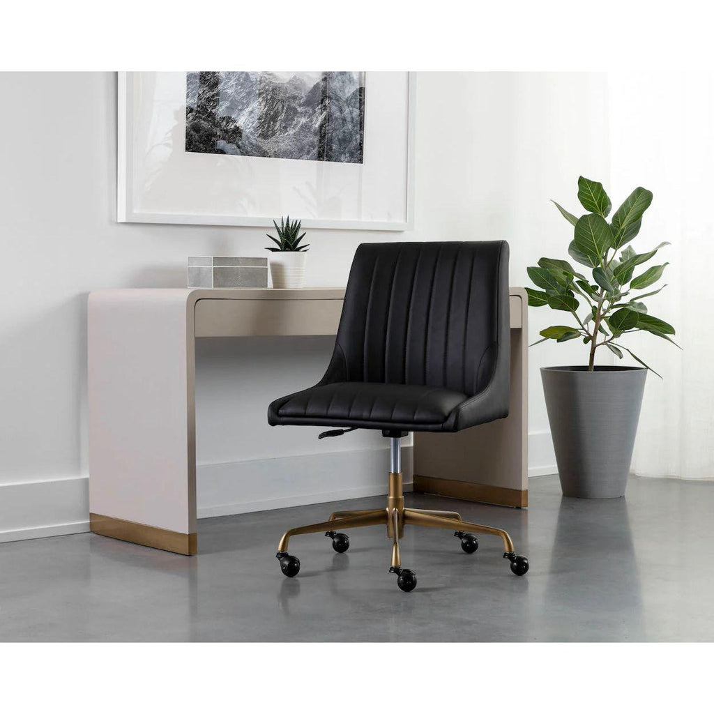 Halden Office Chair - Vintage Black - Light House Co.