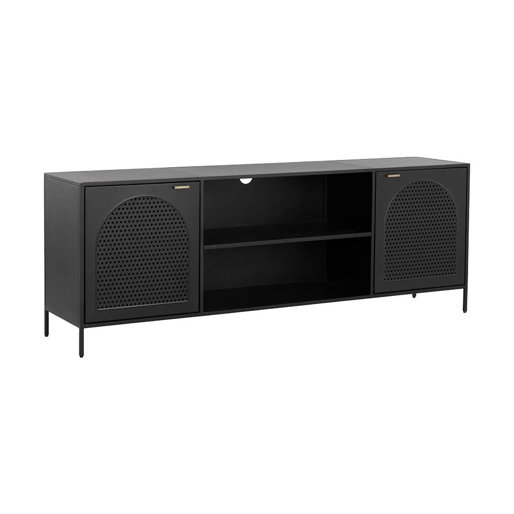 Aziza Media Console And Cabinet - Light House Co.