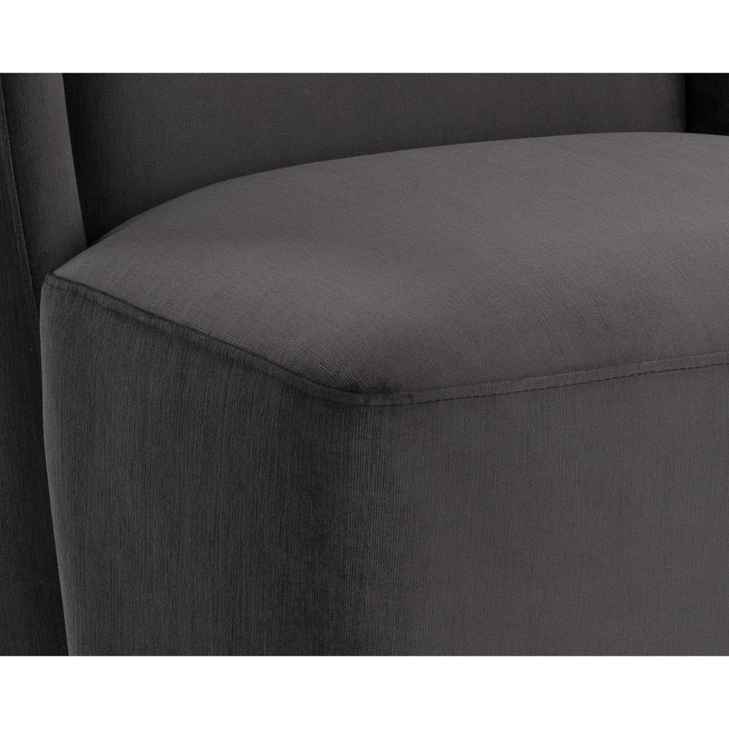 Amita Wheeled Dining Chair - Light House Co.
