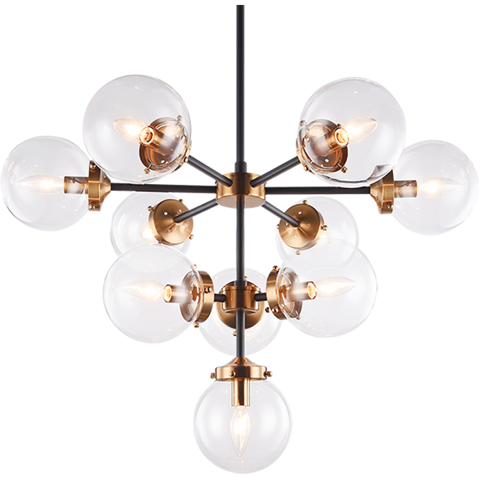 Maru 10-Light Chandelier - Light House Co.