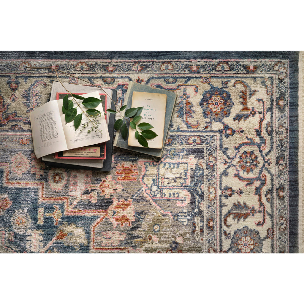 Janey Indigo / Multi  Rug | Magnolia Home by Joanna Gaines x Loloi - Light House Co.