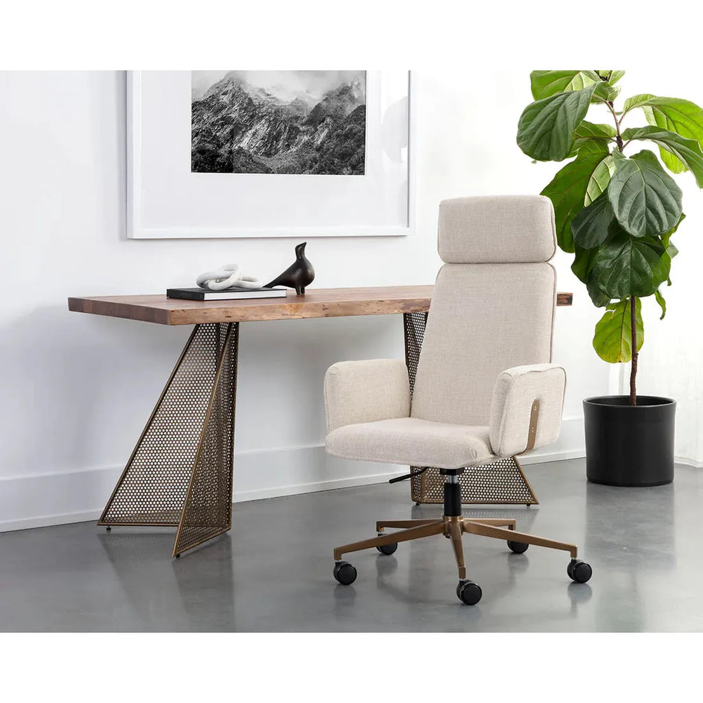 Kalev Office Chair - Chacha Cream - Light House Co.