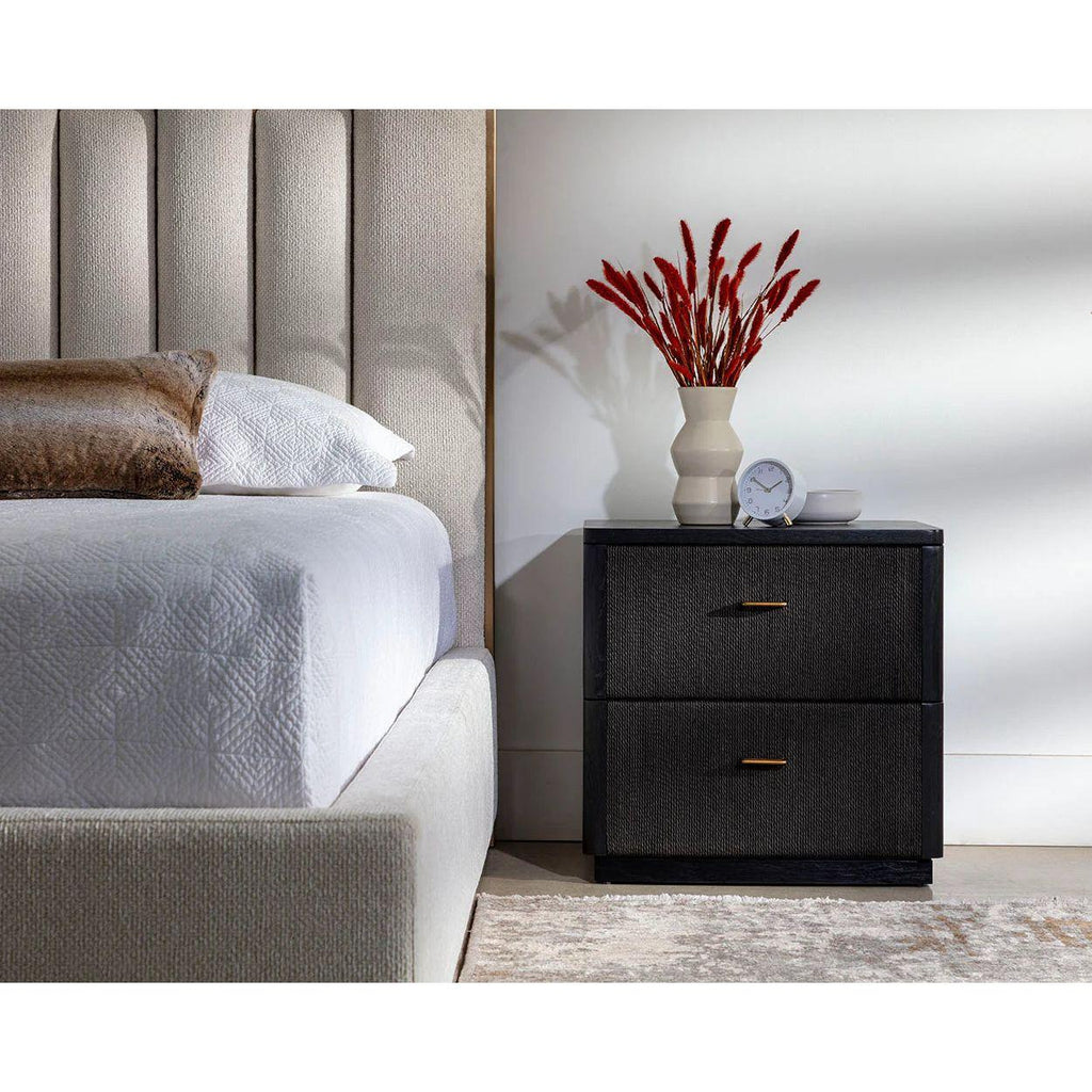 Etienne Nightstand - Black - Light House Co.
