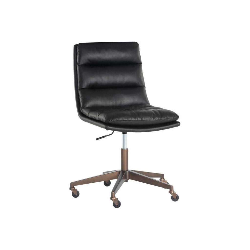 Stinson Office Chair -  Bravo Black - Light House Co.