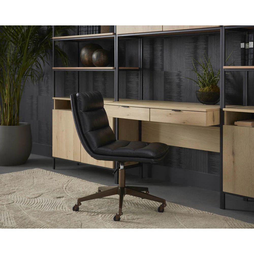 Stinson Office Chair -  Bravo Black - Light House Co.