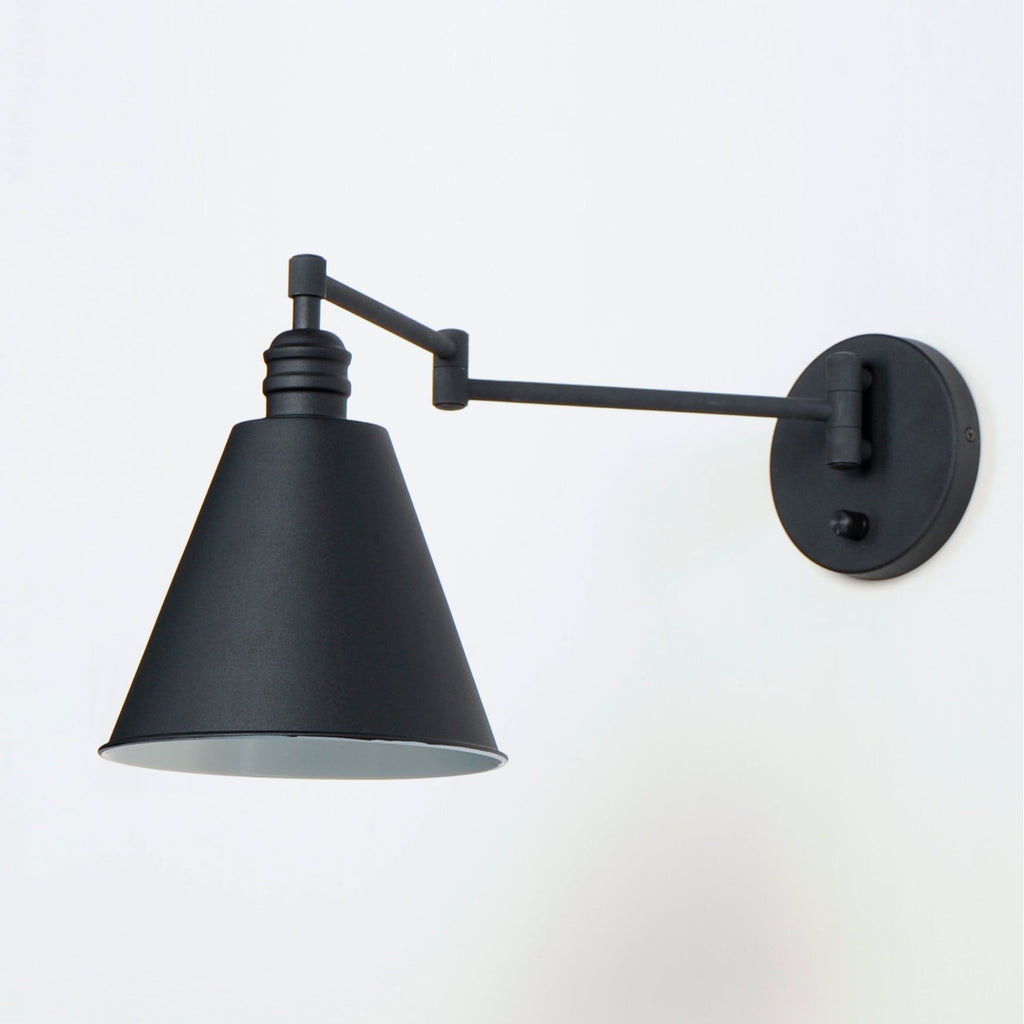 Library 1-Light Wall Sconce Horizontal Swing Arm - Light House Co.