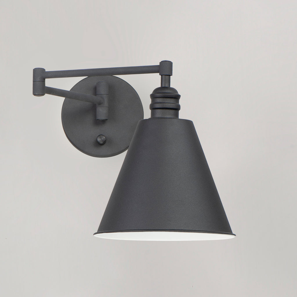Library 1-Light Wall Sconce Horizontal Swing Arm - Light House Co.