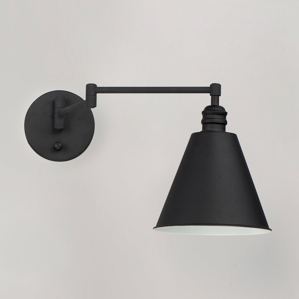 Library 1-Light Wall Sconce Horizontal Swing Arm - Light House Co.
