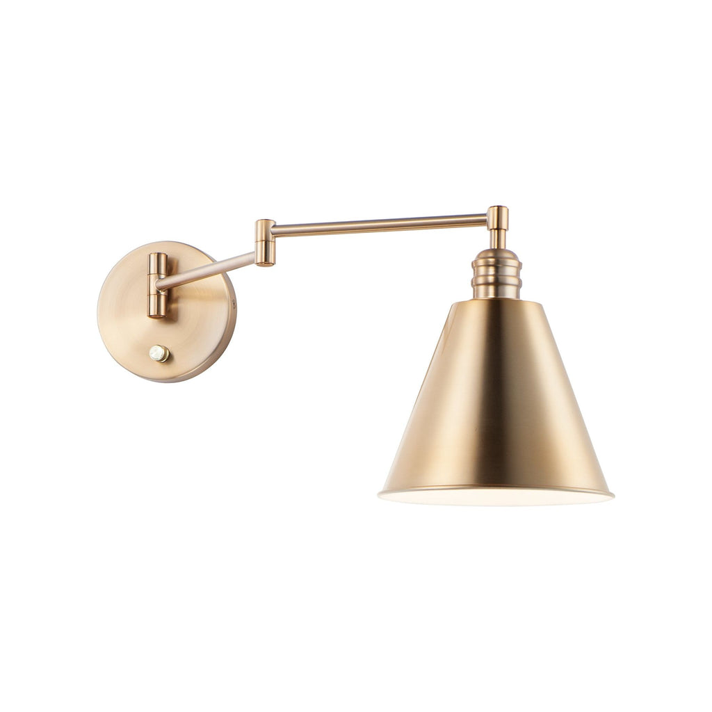 Library 1-Light Wall Sconce Horizontal Swing Arm - Light House Co.