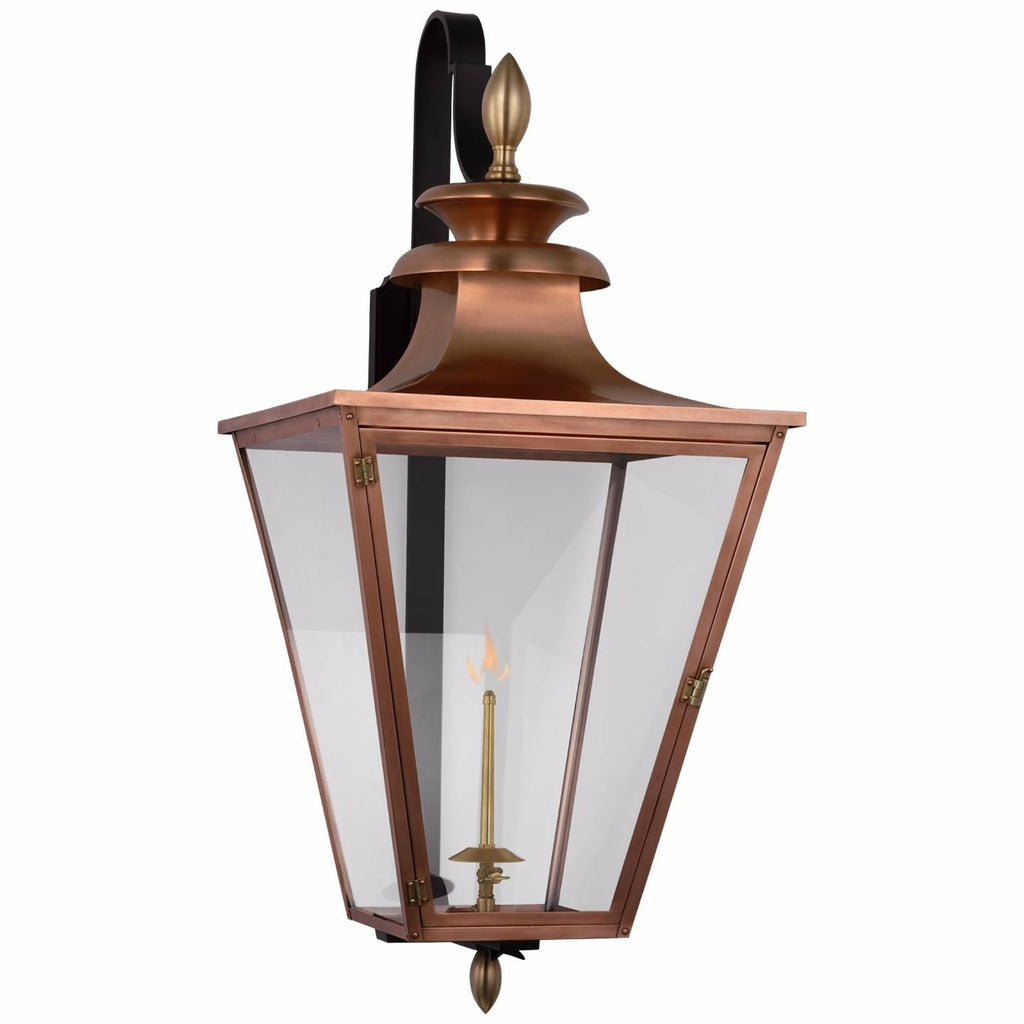 Albermarle Bracketed Gas Wall Lantern - Light House Co.