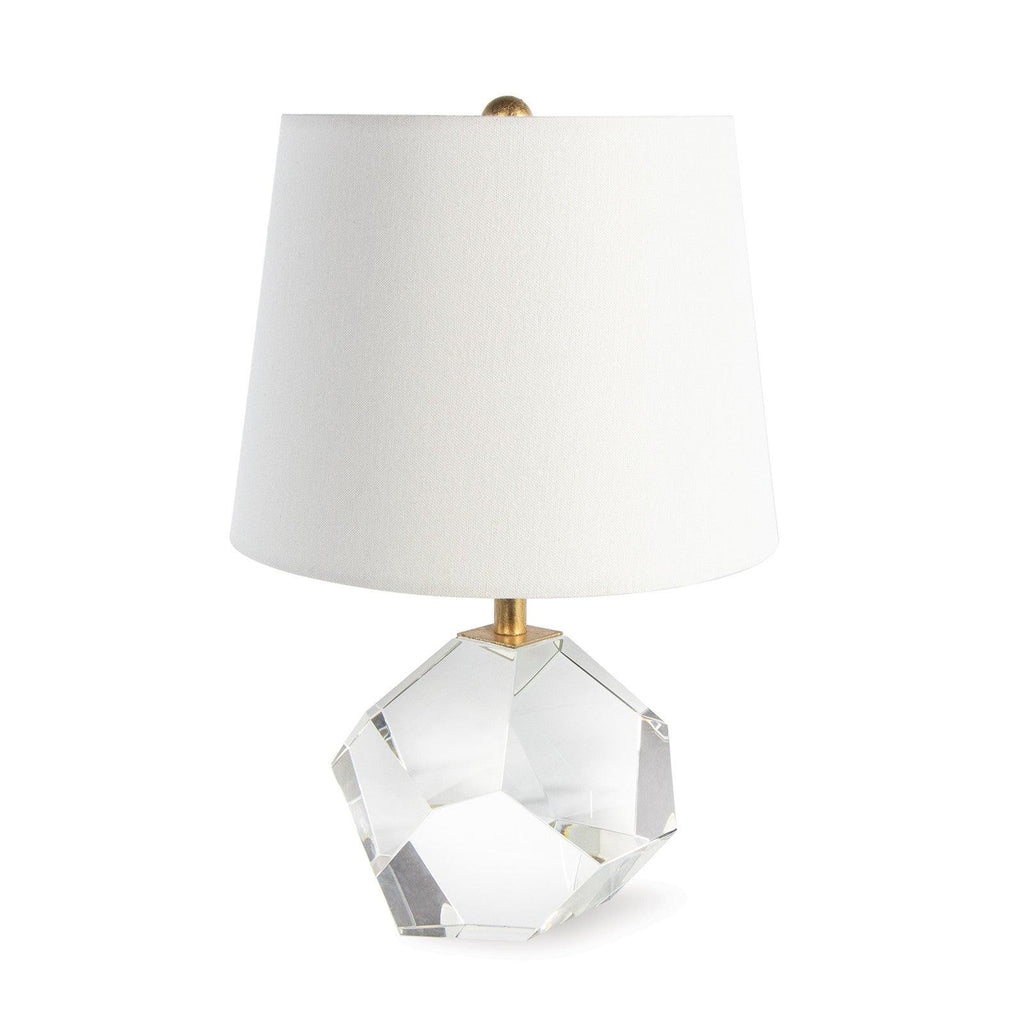 Celeste Crystal Mini Lamp in brass / crystal