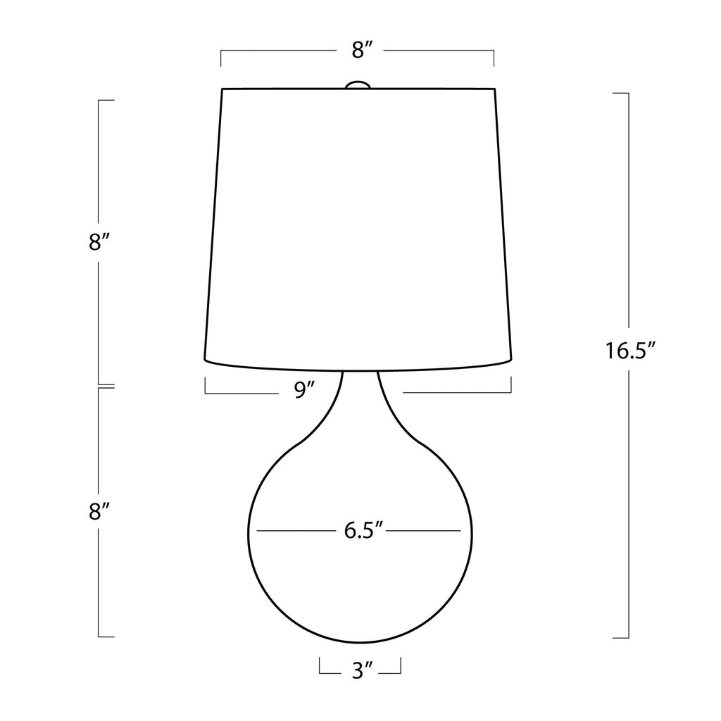 Noa Travertine Mini Lamp - Light House Co.