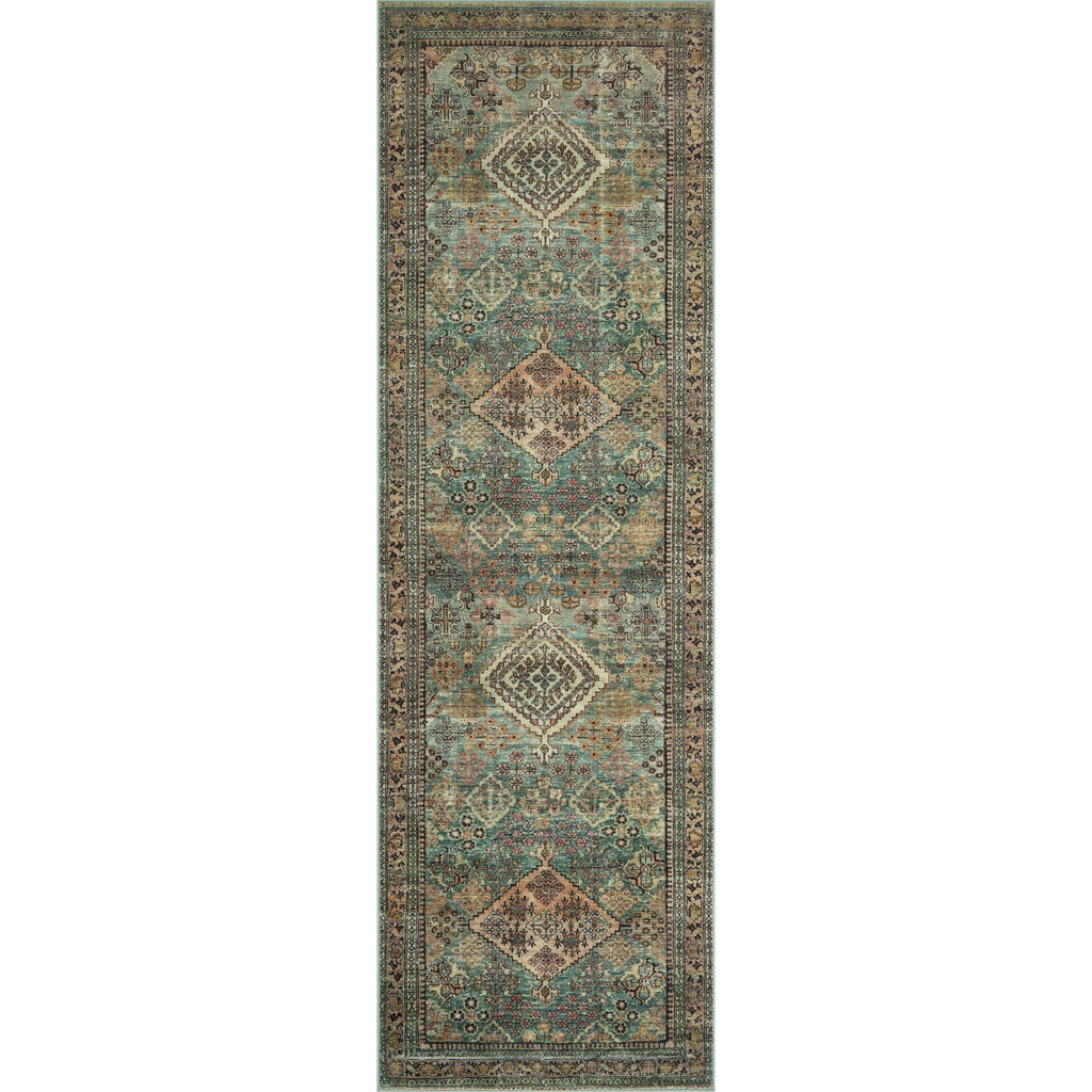 Sinclair Turquoise / Multi  Rug | Magnolia Home by Joanna Gaines x Loloi - Light House Co.