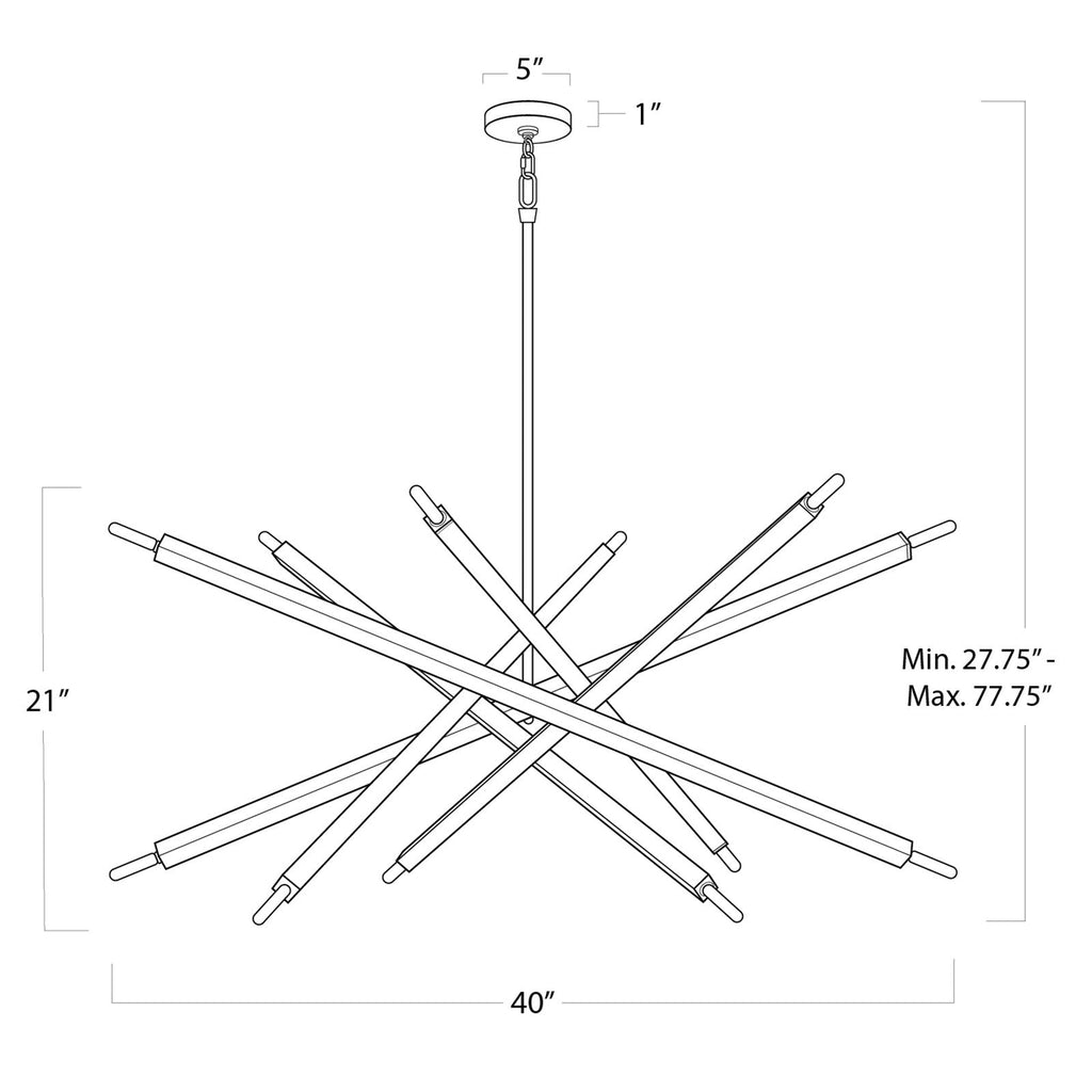 Viper Chandelier - Light House Co.