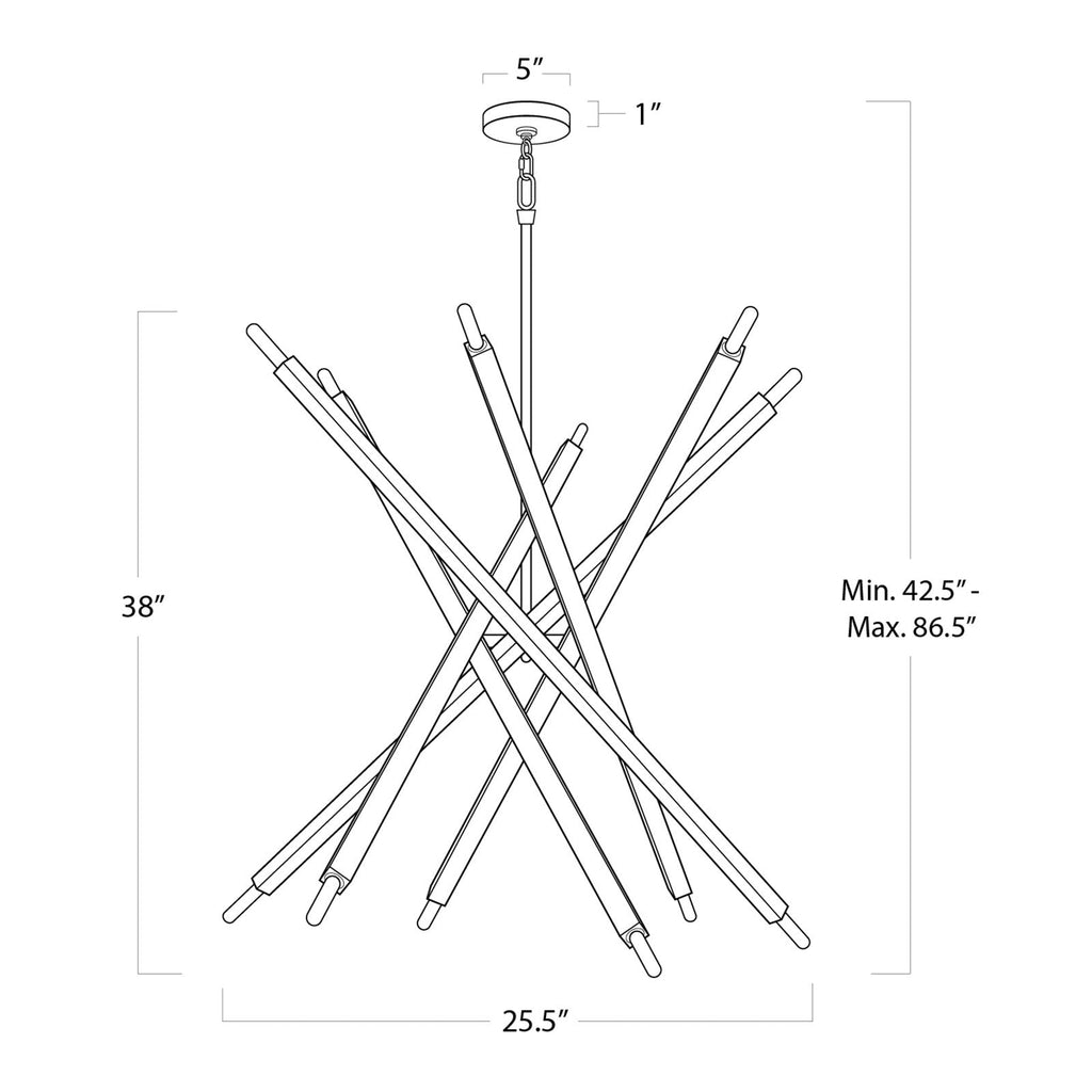 Viper Chandelier - Light House Co.