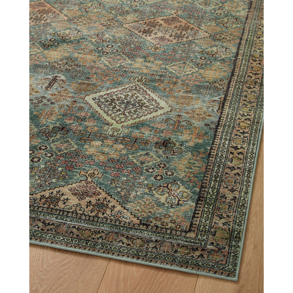 Sinclair Turquoise / Multi  Rug | Magnolia Home by Joanna Gaines x Loloi - Light House Co.