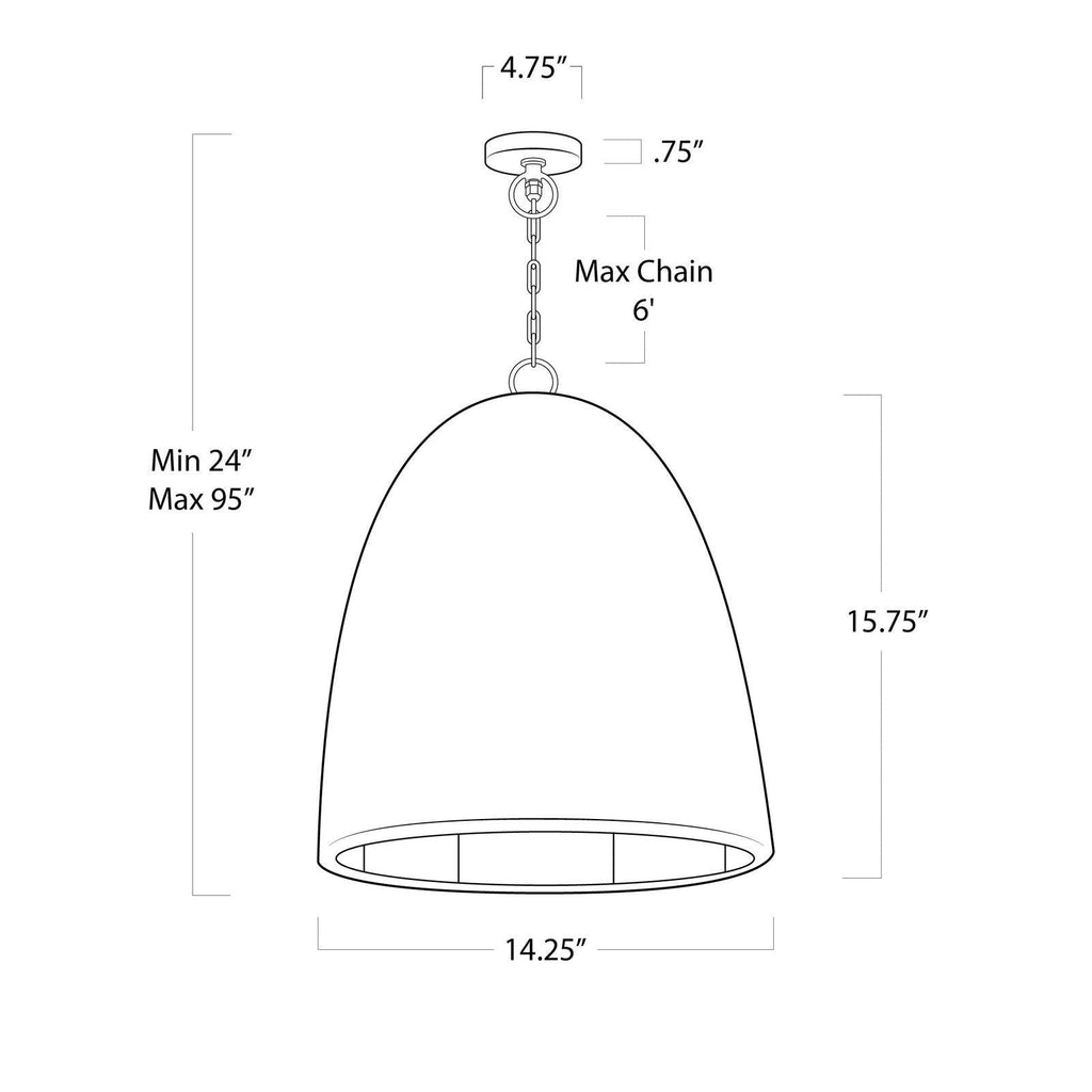 Beehive Outdoor Pendant - Light House Co.
