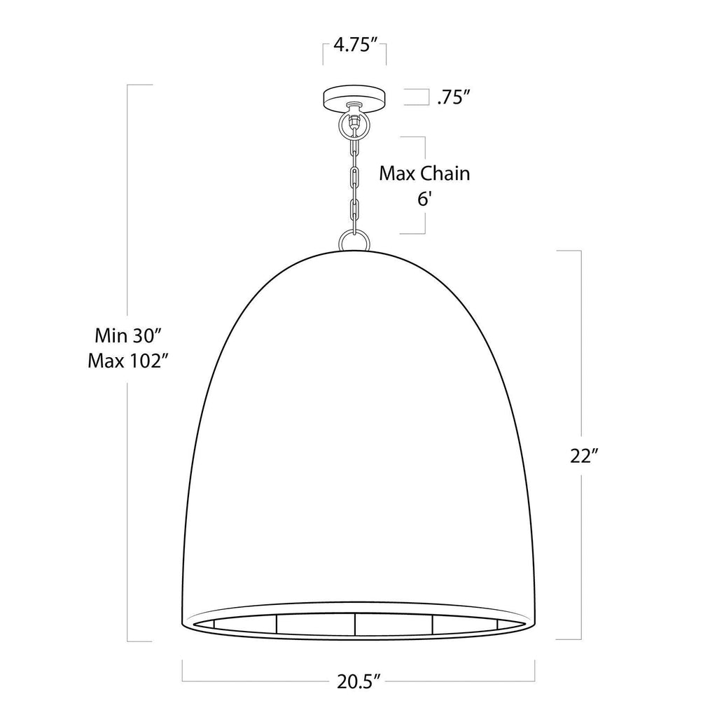 Beehive Outdoor Pendant - Light House Co.