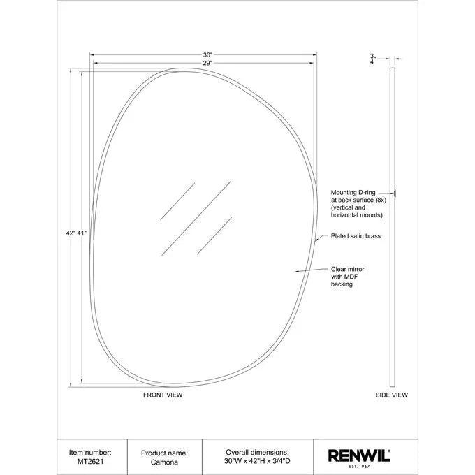 Camona Mirror - Light House Co.