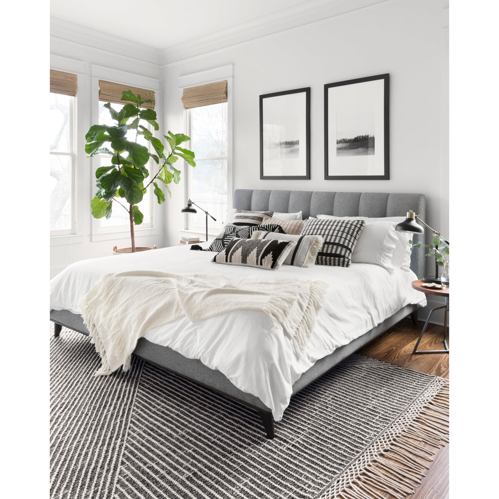 Newton Charcoal / Ivory  Rug | Magnolia Home by Joanna Gaines x Loloi - Light House Co.