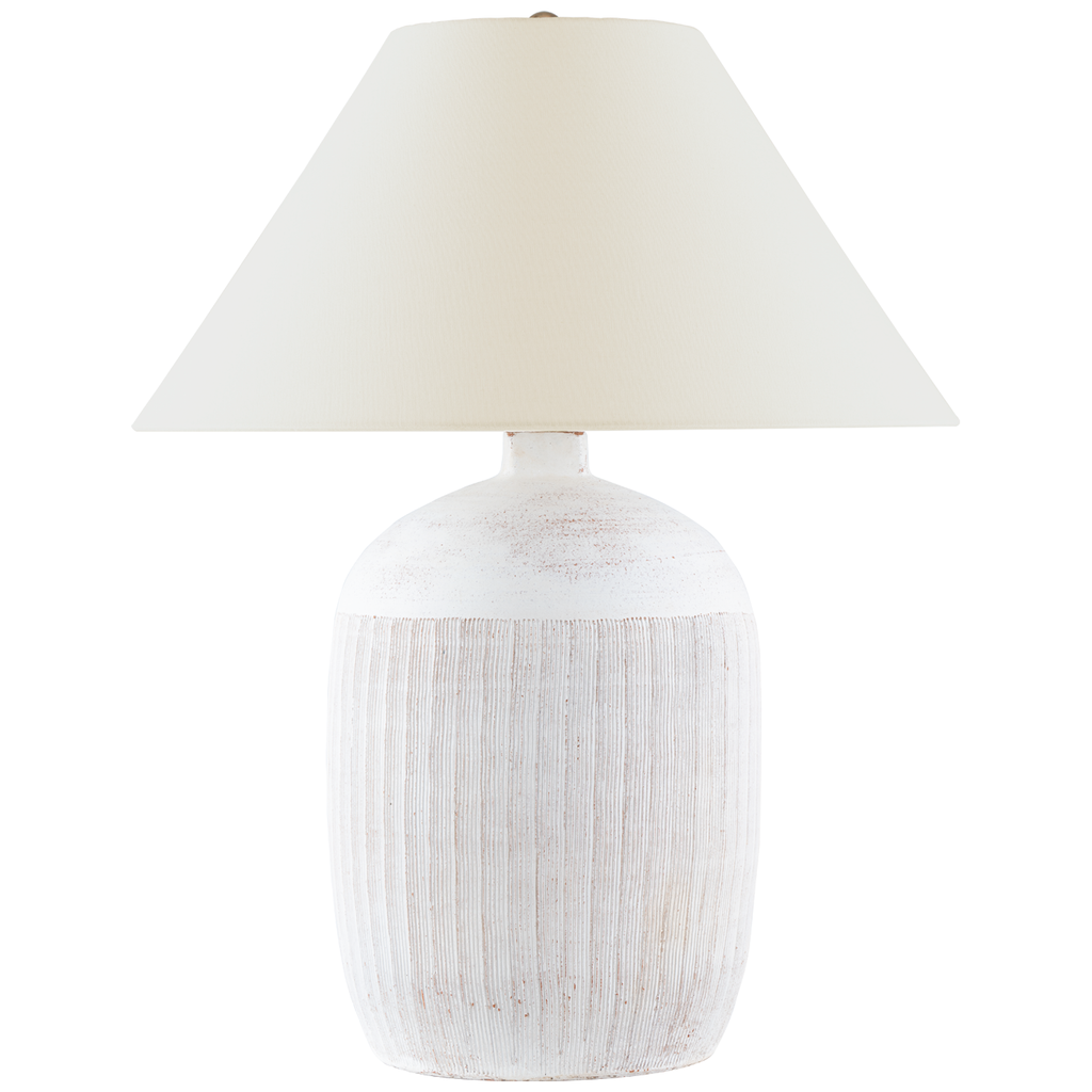 Portis 32" Combed Round Table Lamp - Light House Co.