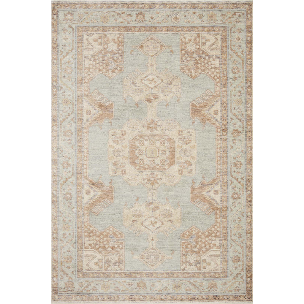 Carlisle Seafoam / Taupe  Rug | Magnolia Home by Joanna Gaines x Loloi - Light House Co.