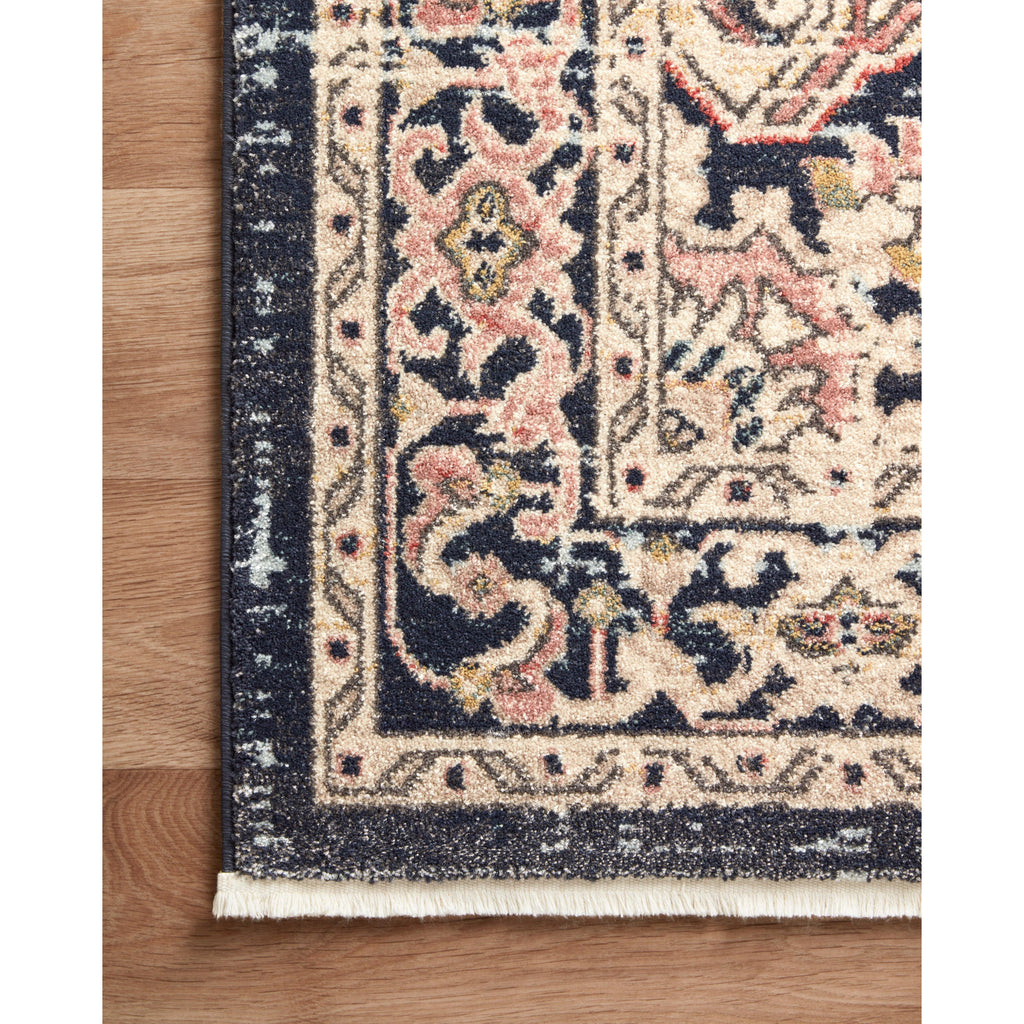 Graham Coral / Navy  Rug | Magnolia Home by Joanna Gaines x Loloi - Light House Co.