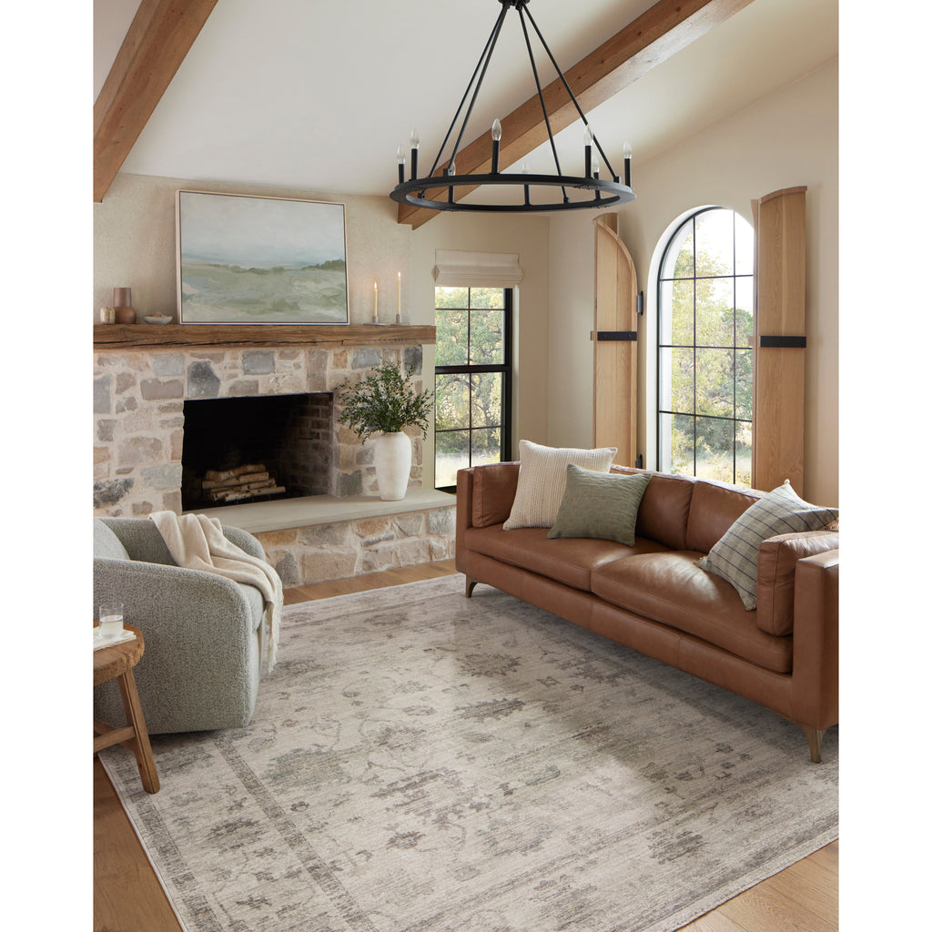 Millie Silver / Dove  Rug | Magnolia Home by Joanna Gaines x Loloi - Light House Co.
