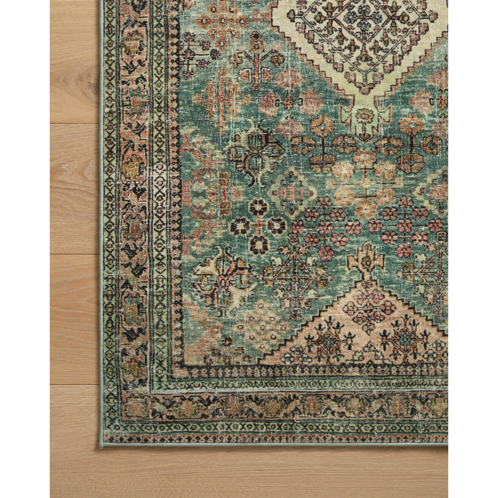 Sinclair Turquoise / Multi  Rug | Magnolia Home by Joanna Gaines x Loloi - Light House Co.