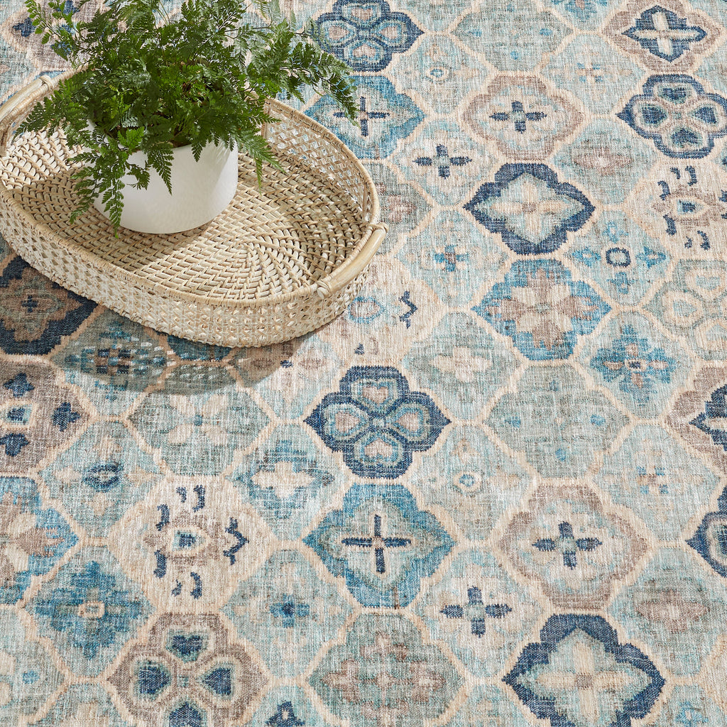 Pali Blue Rug - Light House Co.