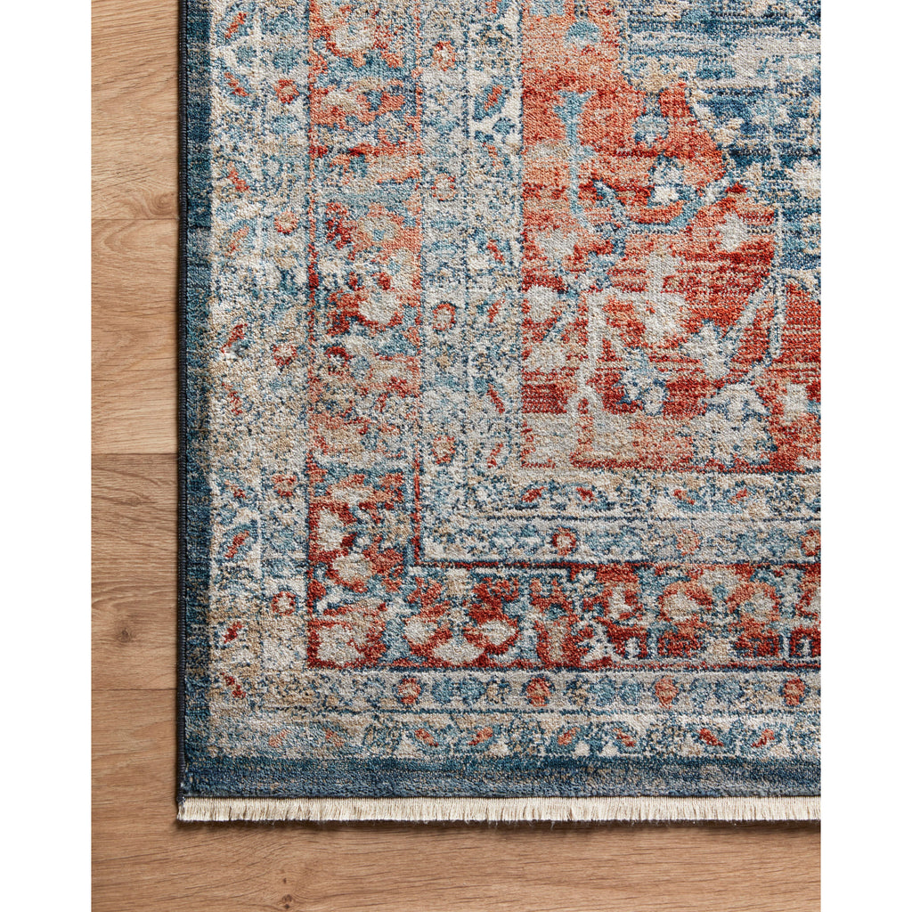 Elise Navy / Red  Rug | Magnolia Home by Joanna Gaines x Loloi - Light House Co.