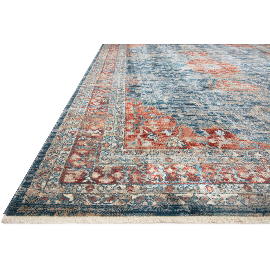 Elise Navy / Red  Rug | Magnolia Home by Joanna Gaines x Loloi - Light House Co.