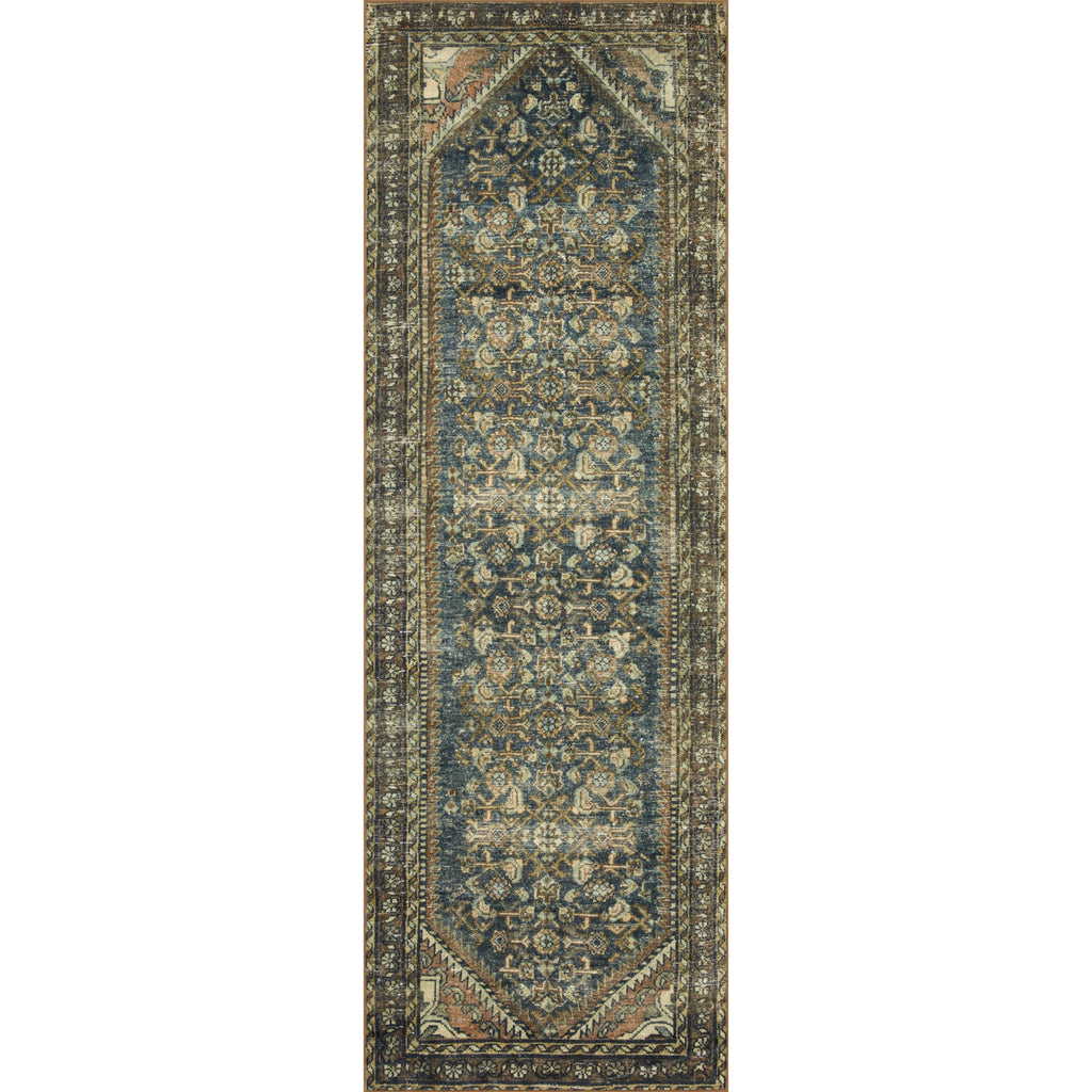 Banks Denim / Clay  Rug | Magnolia Home by Joanna Gaines x Loloi - Light House Co.