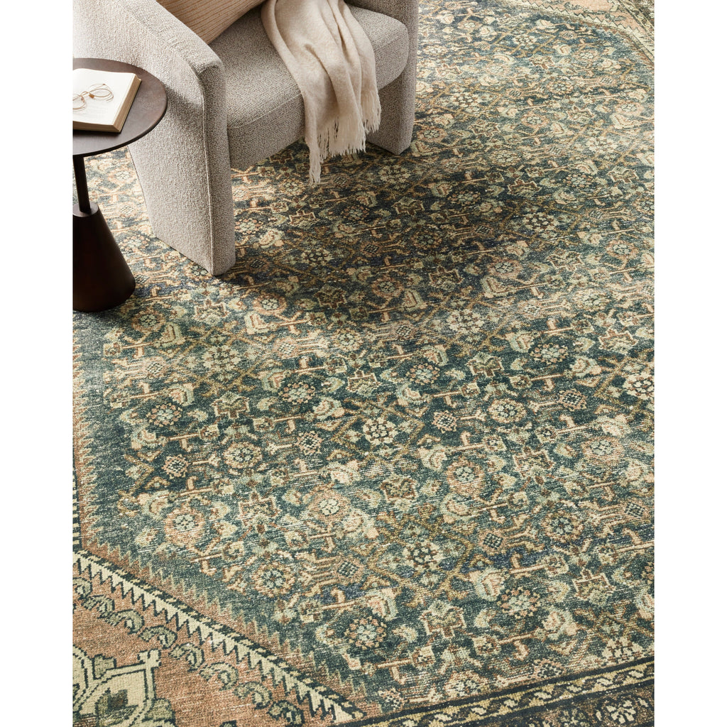 Banks Denim / Clay  Rug | Magnolia Home by Joanna Gaines x Loloi - Light House Co.